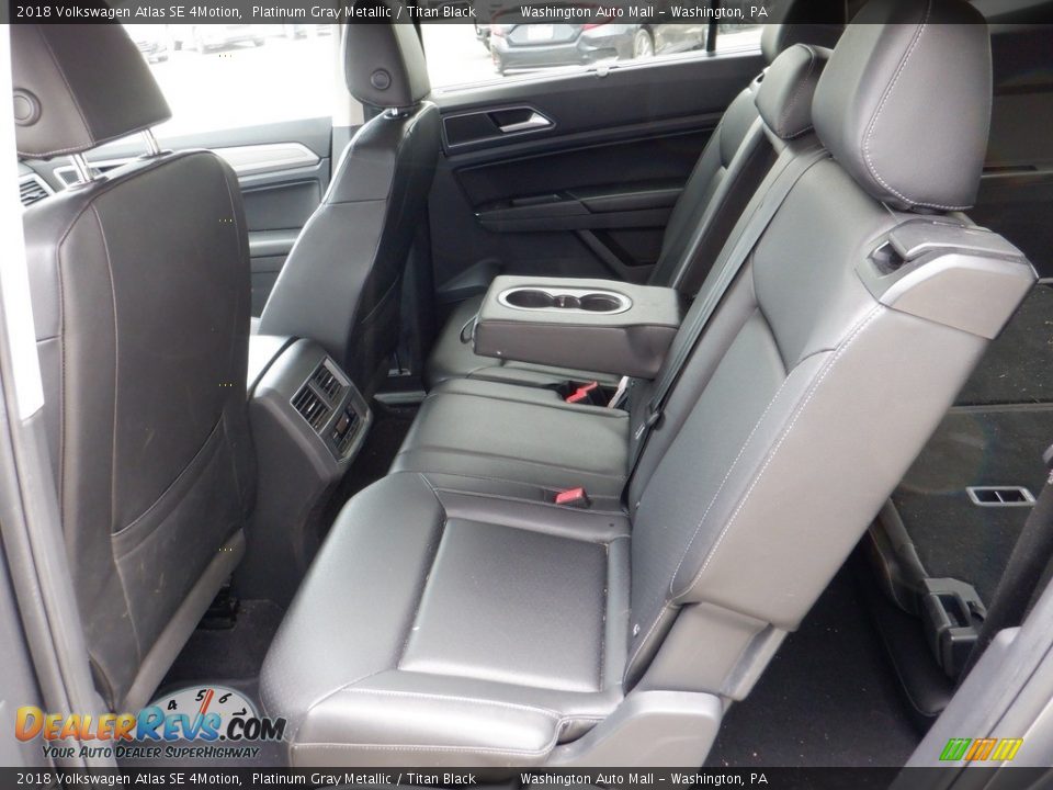 Rear Seat of 2018 Volkswagen Atlas SE 4Motion Photo #25