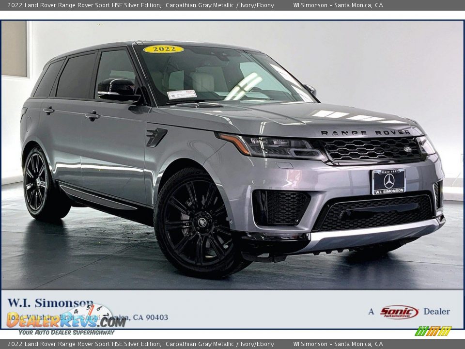 2022 Land Rover Range Rover Sport HSE Silver Edition Carpathian Gray Metallic / Ivory/Ebony Photo #1