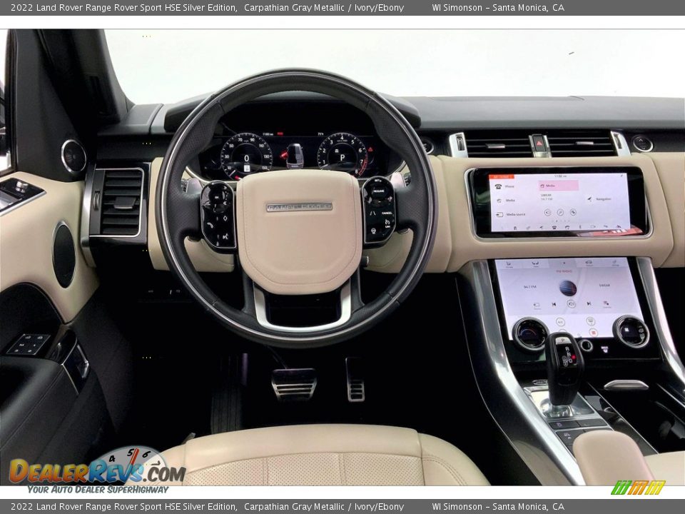 Dashboard of 2022 Land Rover Range Rover Sport HSE Silver Edition Photo #4