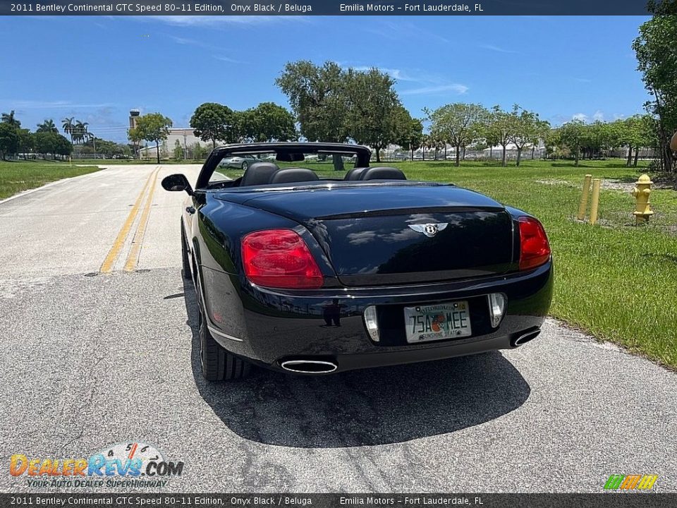 2011 Bentley Continental GTC Speed 80-11 Edition Onyx Black / Beluga Photo #6