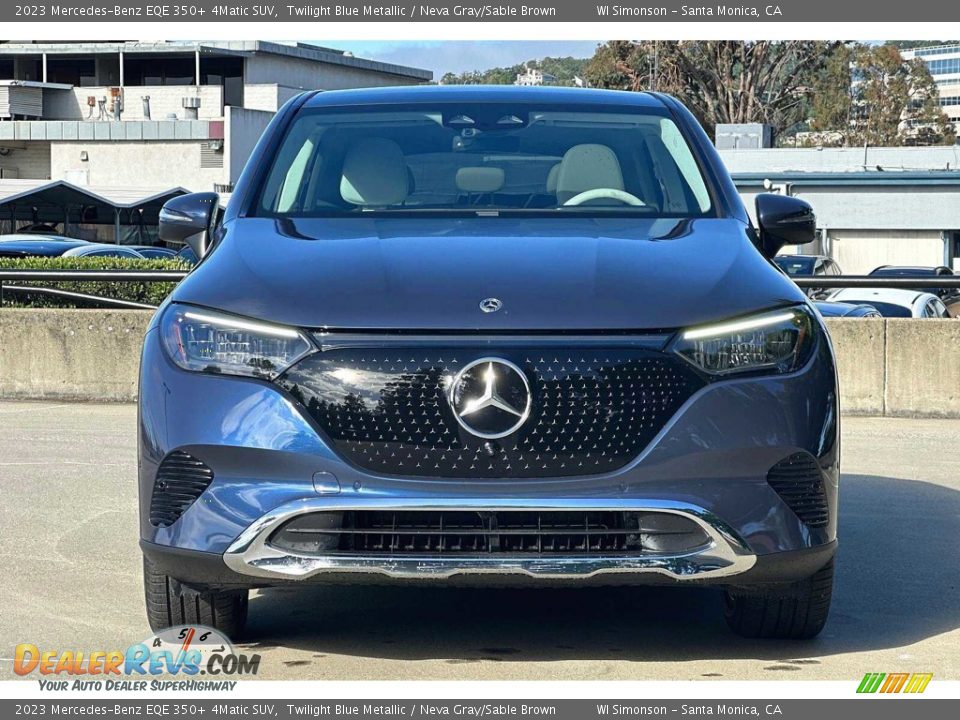 2023 Mercedes-Benz EQE 350+ 4Matic SUV Twilight Blue Metallic / Neva Gray/Sable Brown Photo #6