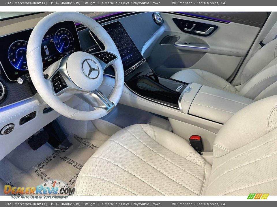 Front Seat of 2023 Mercedes-Benz EQE 350+ 4Matic SUV Photo #7