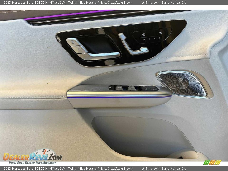 Door Panel of 2023 Mercedes-Benz EQE 350+ 4Matic SUV Photo #8