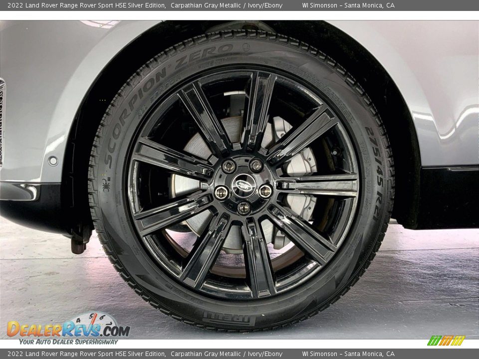 2022 Land Rover Range Rover Sport HSE Silver Edition Carpathian Gray Metallic / Ivory/Ebony Photo #8