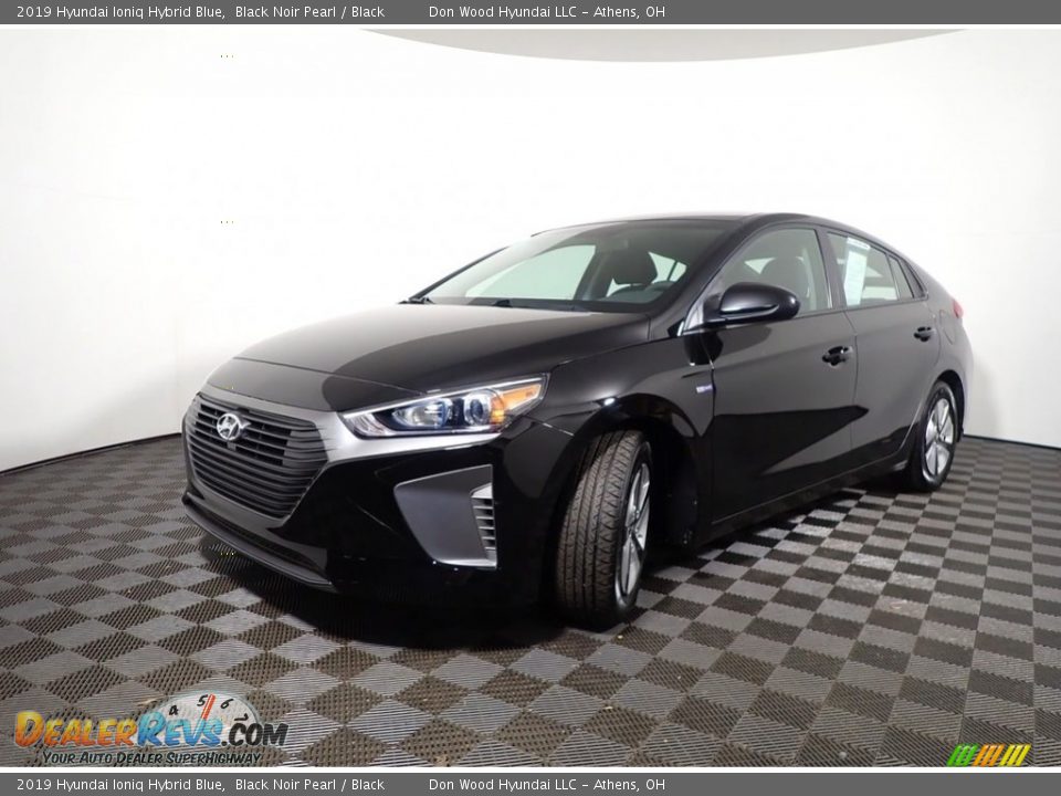 2019 Hyundai Ioniq Hybrid Blue Black Noir Pearl / Black Photo #8