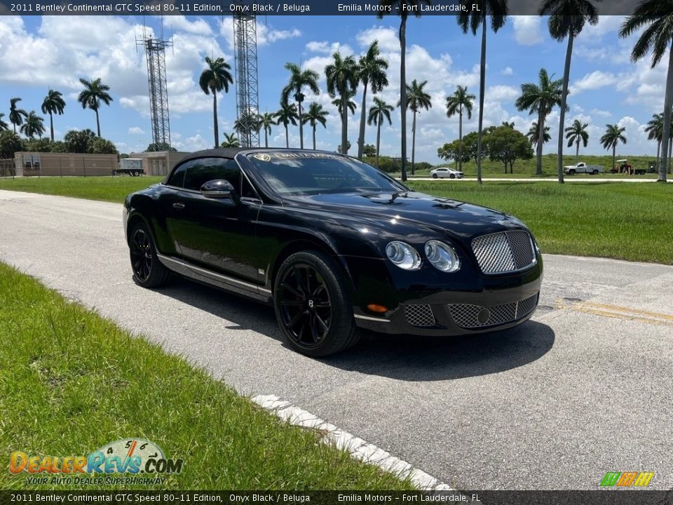 2011 Bentley Continental GTC Speed 80-11 Edition Onyx Black / Beluga Photo #9