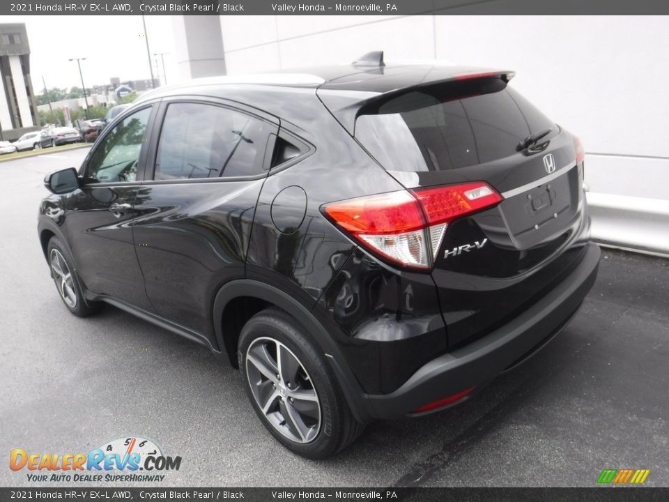 2021 Honda HR-V EX-L AWD Crystal Black Pearl / Black Photo #10