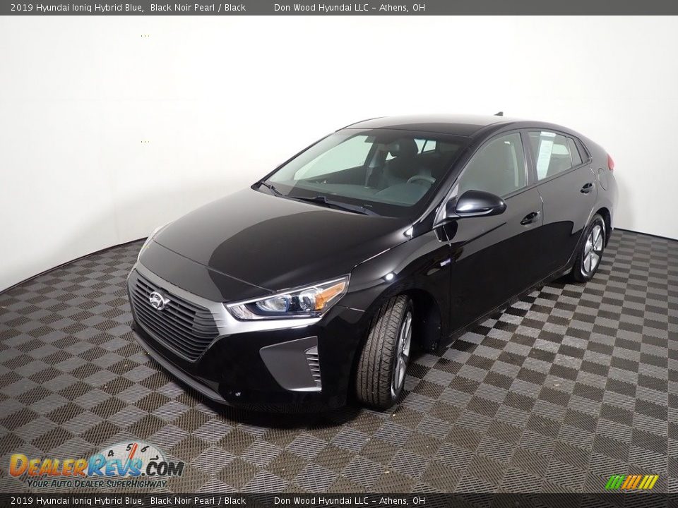 2019 Hyundai Ioniq Hybrid Blue Black Noir Pearl / Black Photo #9