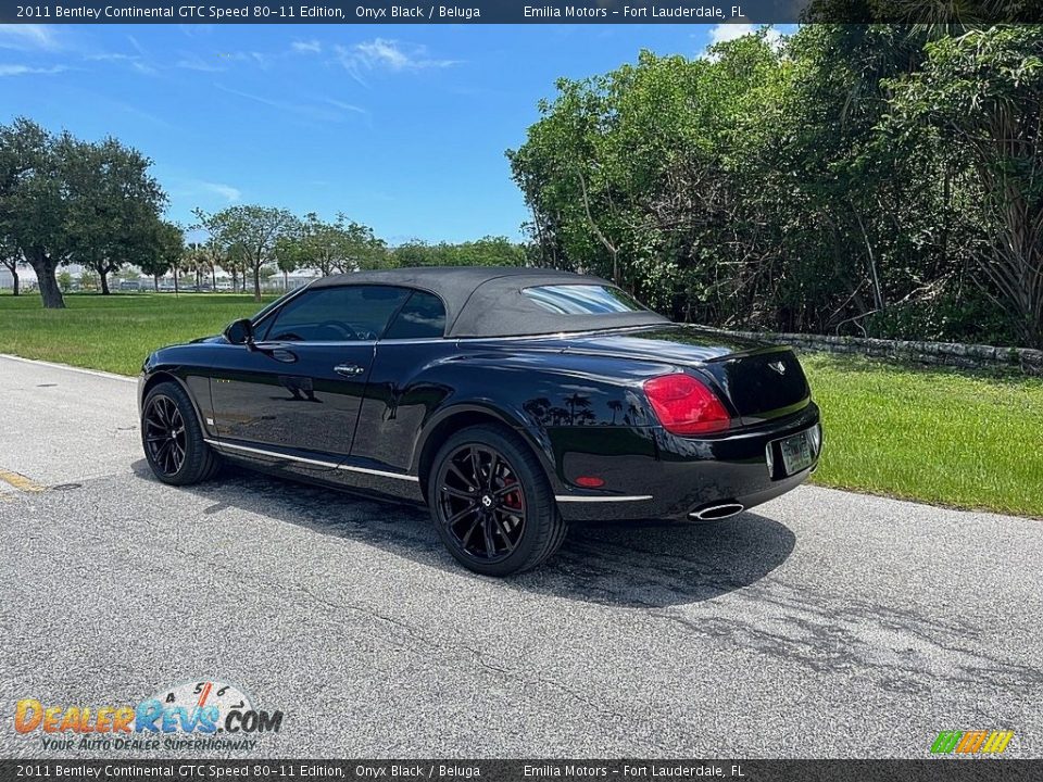 2011 Bentley Continental GTC Speed 80-11 Edition Onyx Black / Beluga Photo #10