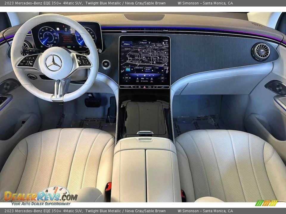 Front Seat of 2023 Mercedes-Benz EQE 350+ 4Matic SUV Photo #10