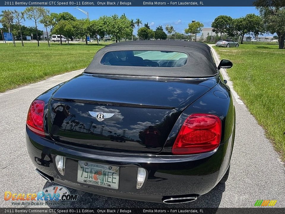 2011 Bentley Continental GTC Speed 80-11 Edition Onyx Black / Beluga Photo #11