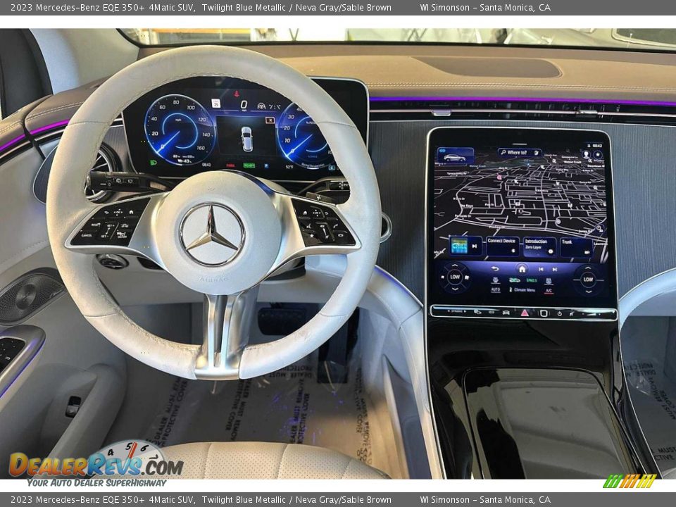 Dashboard of 2023 Mercedes-Benz EQE 350+ 4Matic SUV Photo #11