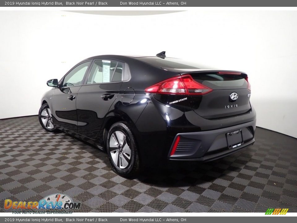 2019 Hyundai Ioniq Hybrid Blue Black Noir Pearl / Black Photo #11