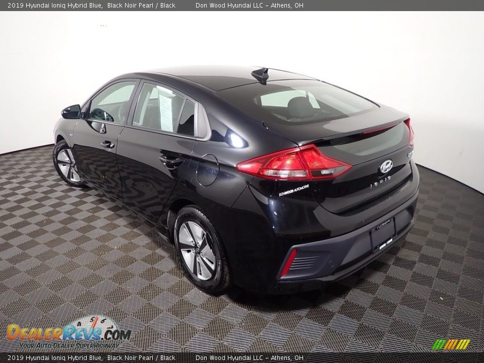 2019 Hyundai Ioniq Hybrid Blue Black Noir Pearl / Black Photo #12