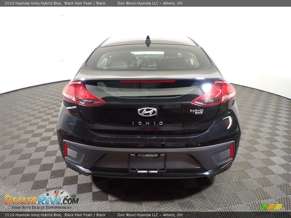 2019 Hyundai Ioniq Hybrid Blue Black Noir Pearl / Black Photo #13