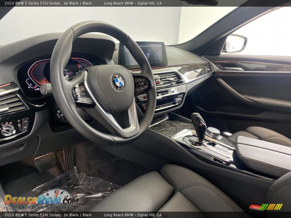 2020 BMW 5 Series 530i Sedan Jet Black / Black Photo #15