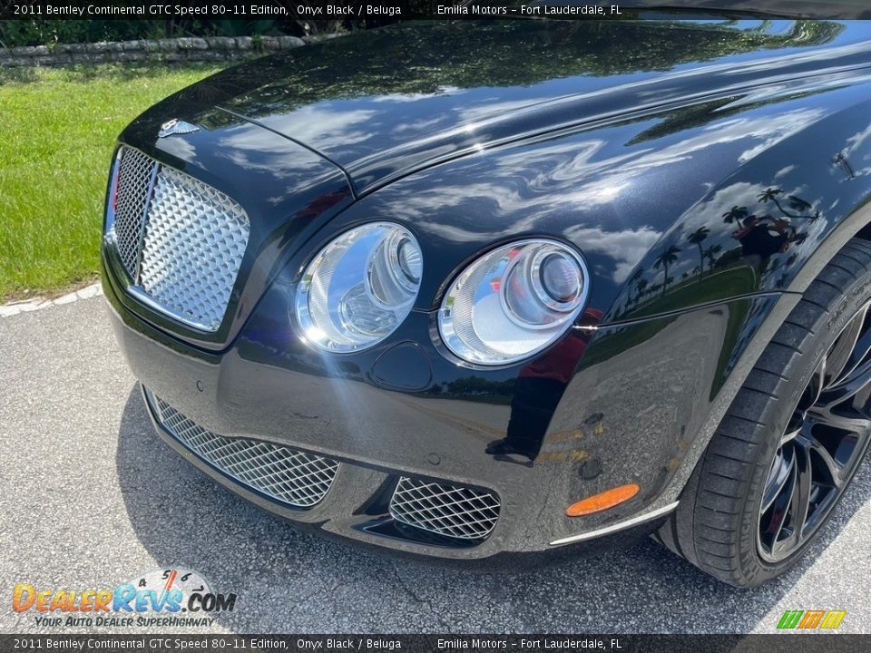 2011 Bentley Continental GTC Speed 80-11 Edition Onyx Black / Beluga Photo #16