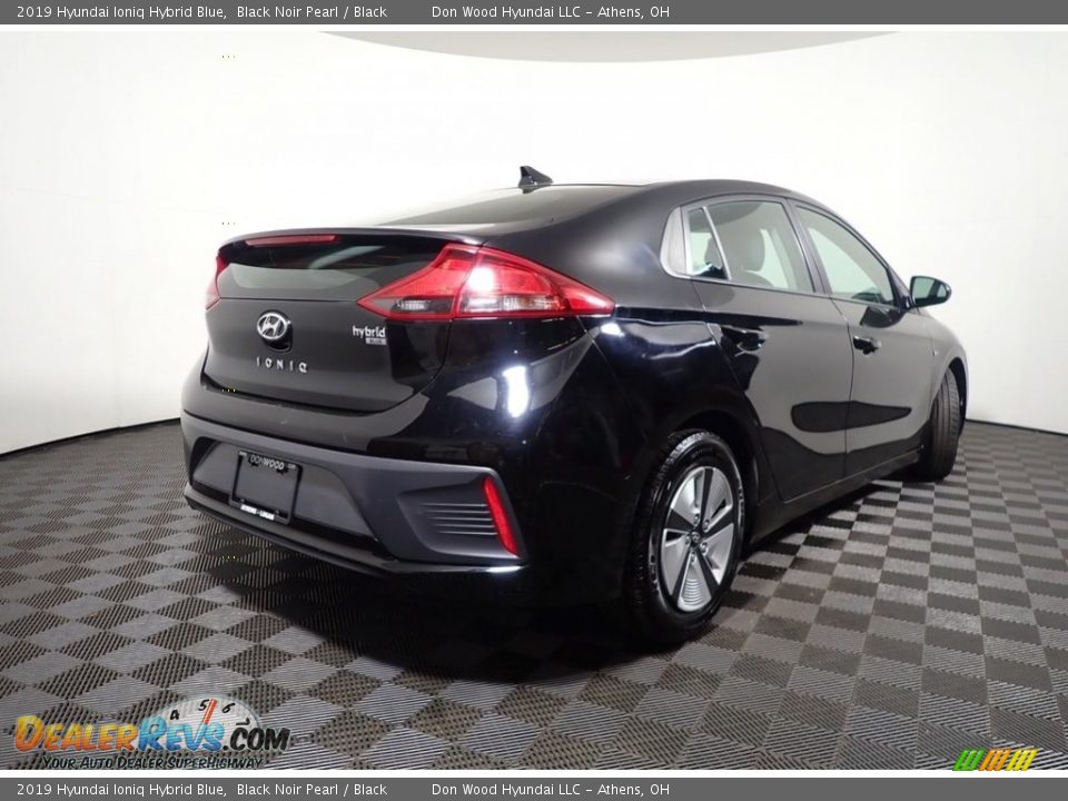 2019 Hyundai Ioniq Hybrid Blue Black Noir Pearl / Black Photo #16