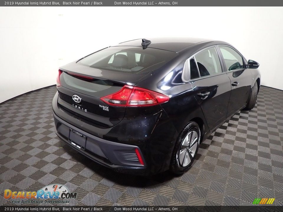 2019 Hyundai Ioniq Hybrid Blue Black Noir Pearl / Black Photo #17