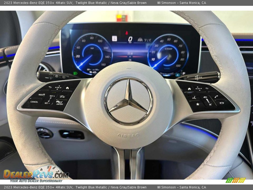 2023 Mercedes-Benz EQE 350+ 4Matic SUV Steering Wheel Photo #20