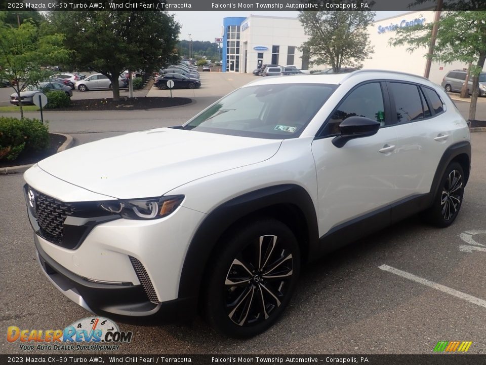 Front 3/4 View of 2023 Mazda CX-50 Turbo AWD Photo #7