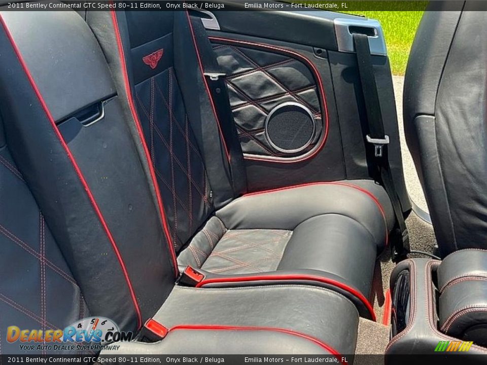 Rear Seat of 2011 Bentley Continental GTC Speed 80-11 Edition Photo #28