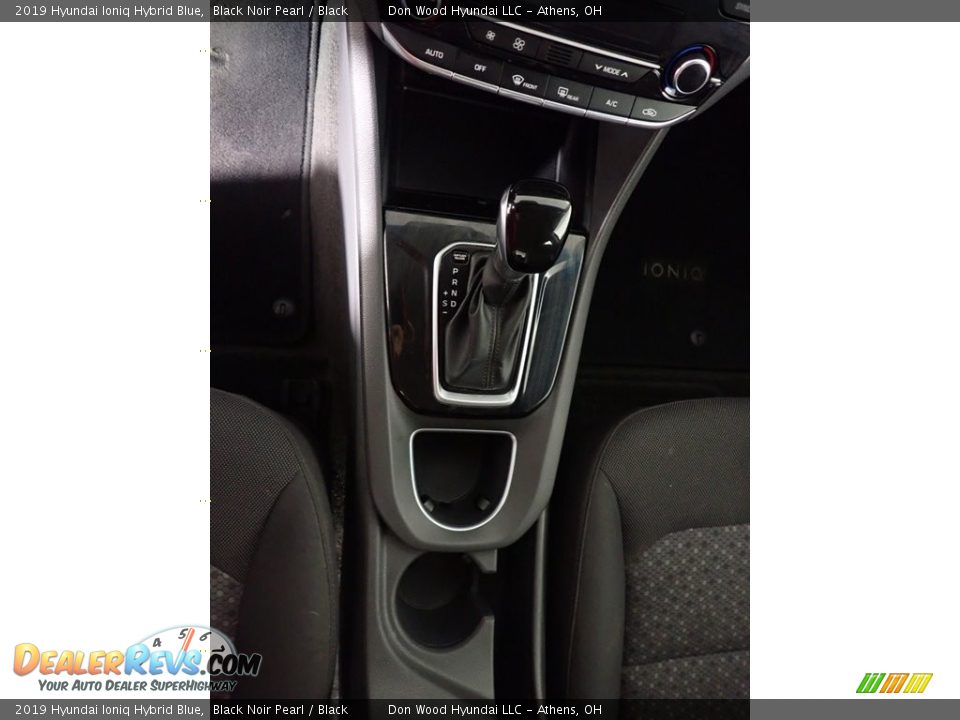 2019 Hyundai Ioniq Hybrid Blue Black Noir Pearl / Black Photo #30