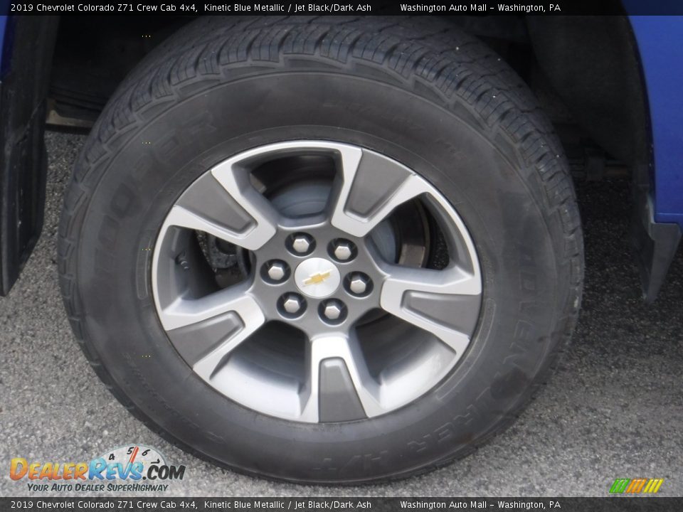 2019 Chevrolet Colorado Z71 Crew Cab 4x4 Kinetic Blue Metallic / Jet Black/Dark Ash Photo #5
