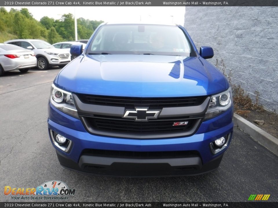 2019 Chevrolet Colorado Z71 Crew Cab 4x4 Kinetic Blue Metallic / Jet Black/Dark Ash Photo #7