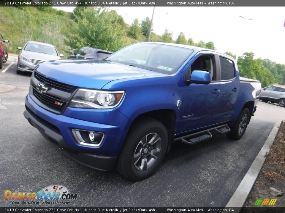 2019 Chevrolet Colorado Z71 Crew Cab 4x4 Kinetic Blue Metallic / Jet Black/Dark Ash Photo #8
