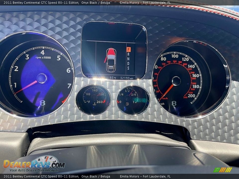 2011 Bentley Continental GTC Speed 80-11 Edition Gauges Photo #33