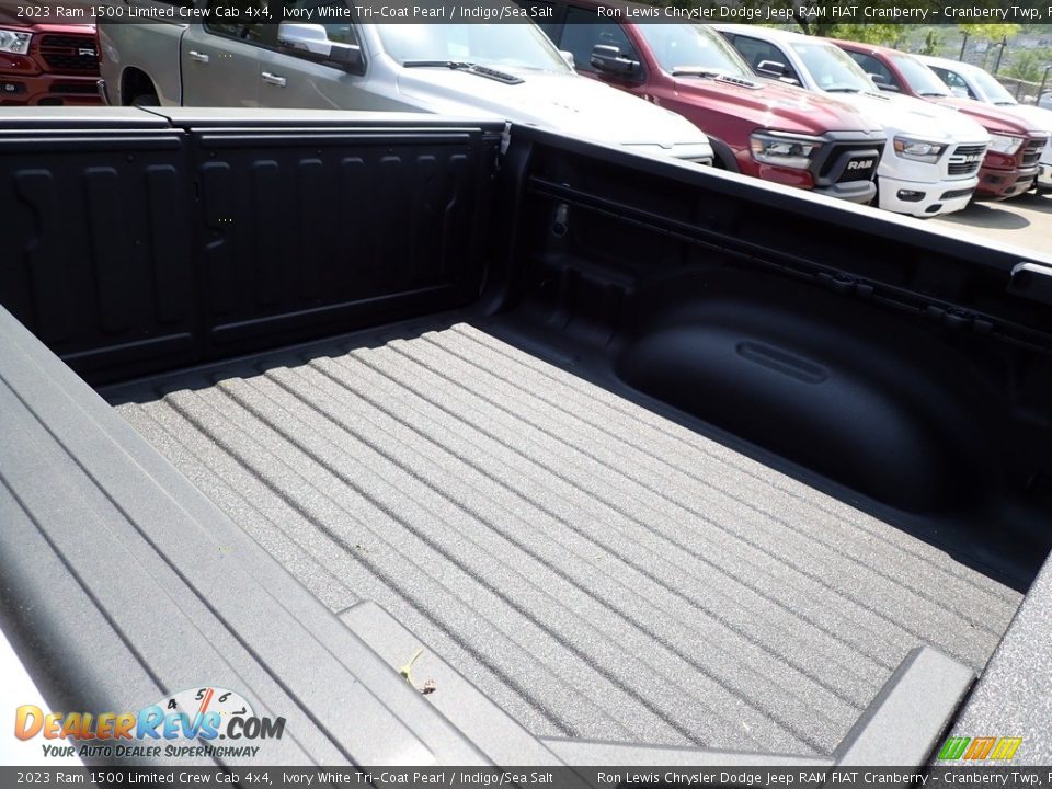 2023 Ram 1500 Limited Crew Cab 4x4 Ivory White Tri-Coat Pearl / Indigo/Sea Salt Photo #12