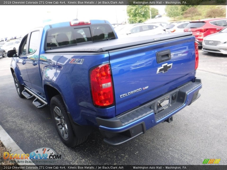 2019 Chevrolet Colorado Z71 Crew Cab 4x4 Kinetic Blue Metallic / Jet Black/Dark Ash Photo #9