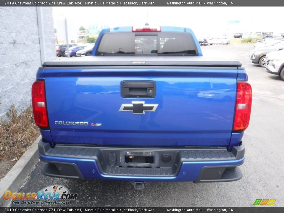2019 Chevrolet Colorado Z71 Crew Cab 4x4 Kinetic Blue Metallic / Jet Black/Dark Ash Photo #10