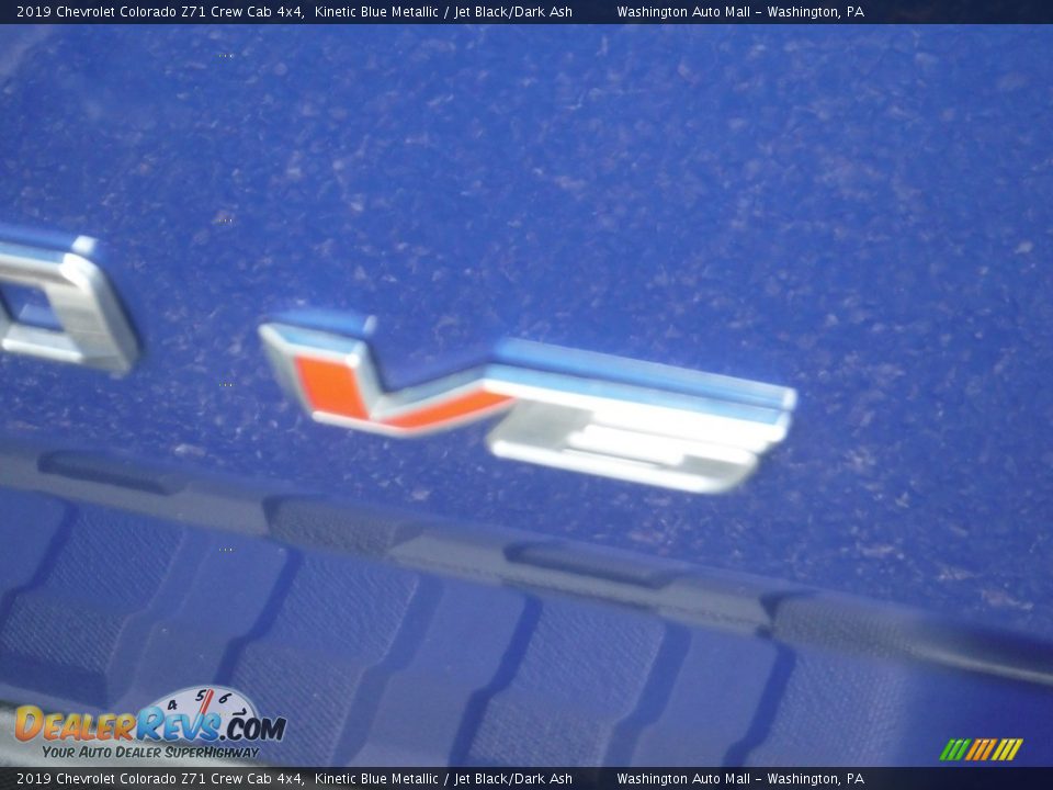 2019 Chevrolet Colorado Z71 Crew Cab 4x4 Kinetic Blue Metallic / Jet Black/Dark Ash Photo #11