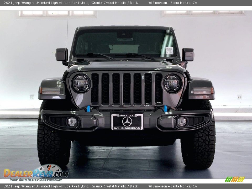 2021 Jeep Wrangler Unlimited High Altitude 4xe Hybrid Granite Crystal Metallic / Black Photo #2