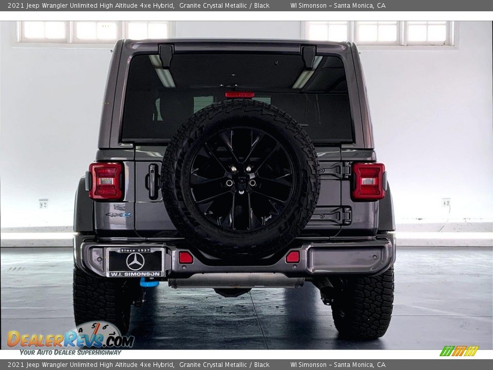 2021 Jeep Wrangler Unlimited High Altitude 4xe Hybrid Granite Crystal Metallic / Black Photo #3