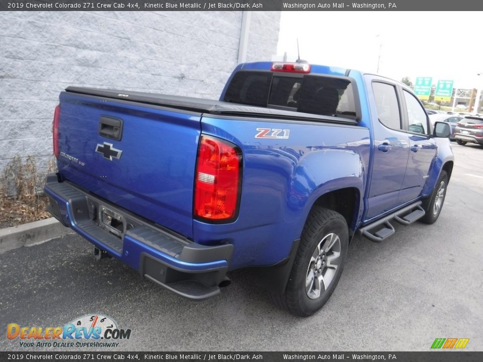 2019 Chevrolet Colorado Z71 Crew Cab 4x4 Kinetic Blue Metallic / Jet Black/Dark Ash Photo #14