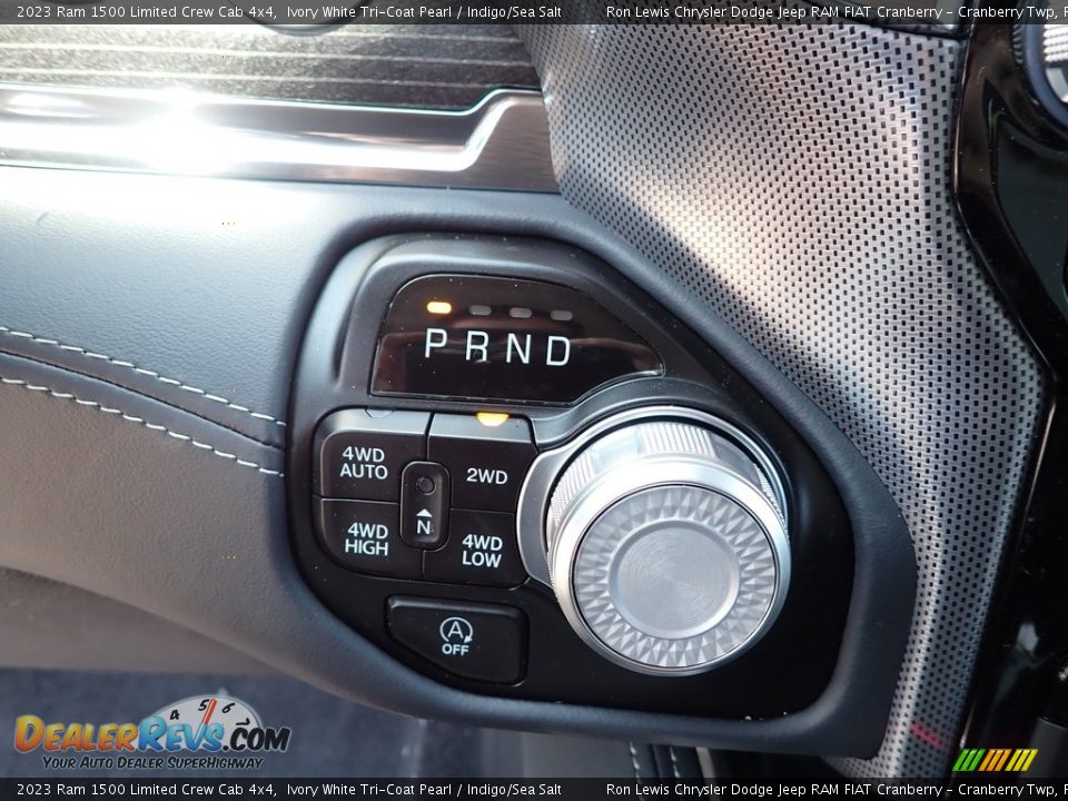 2023 Ram 1500 Limited Crew Cab 4x4 Ivory White Tri-Coat Pearl / Indigo/Sea Salt Photo #18