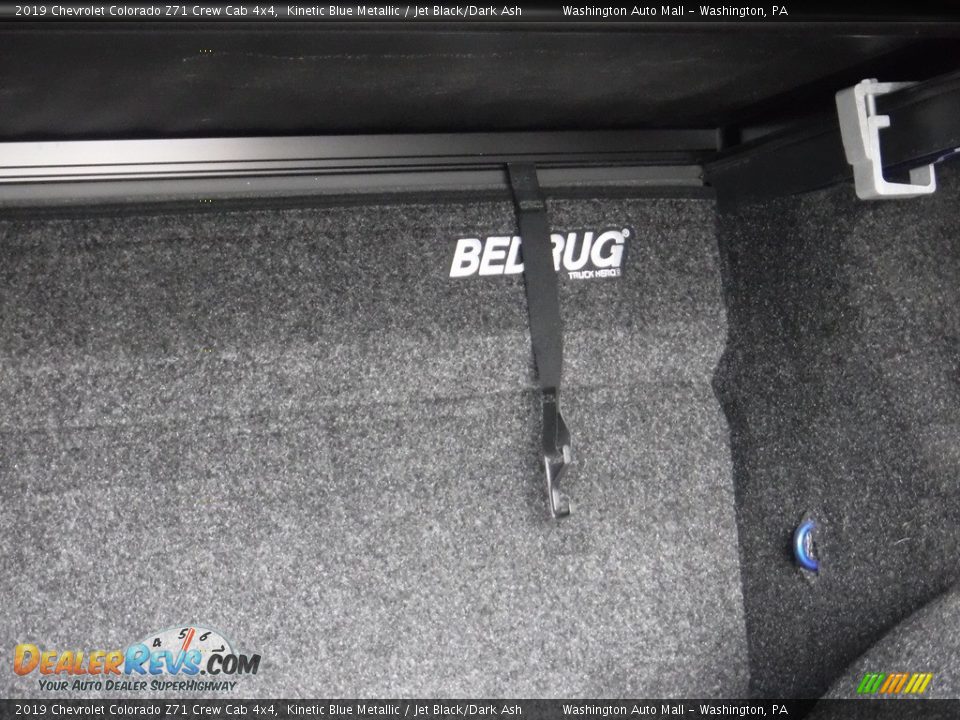 2019 Chevrolet Colorado Z71 Crew Cab 4x4 Kinetic Blue Metallic / Jet Black/Dark Ash Photo #16