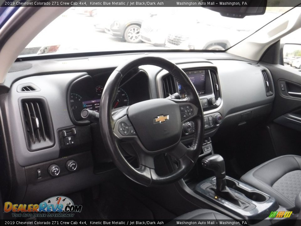 2019 Chevrolet Colorado Z71 Crew Cab 4x4 Kinetic Blue Metallic / Jet Black/Dark Ash Photo #17