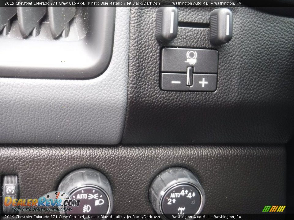 2019 Chevrolet Colorado Z71 Crew Cab 4x4 Kinetic Blue Metallic / Jet Black/Dark Ash Photo #18
