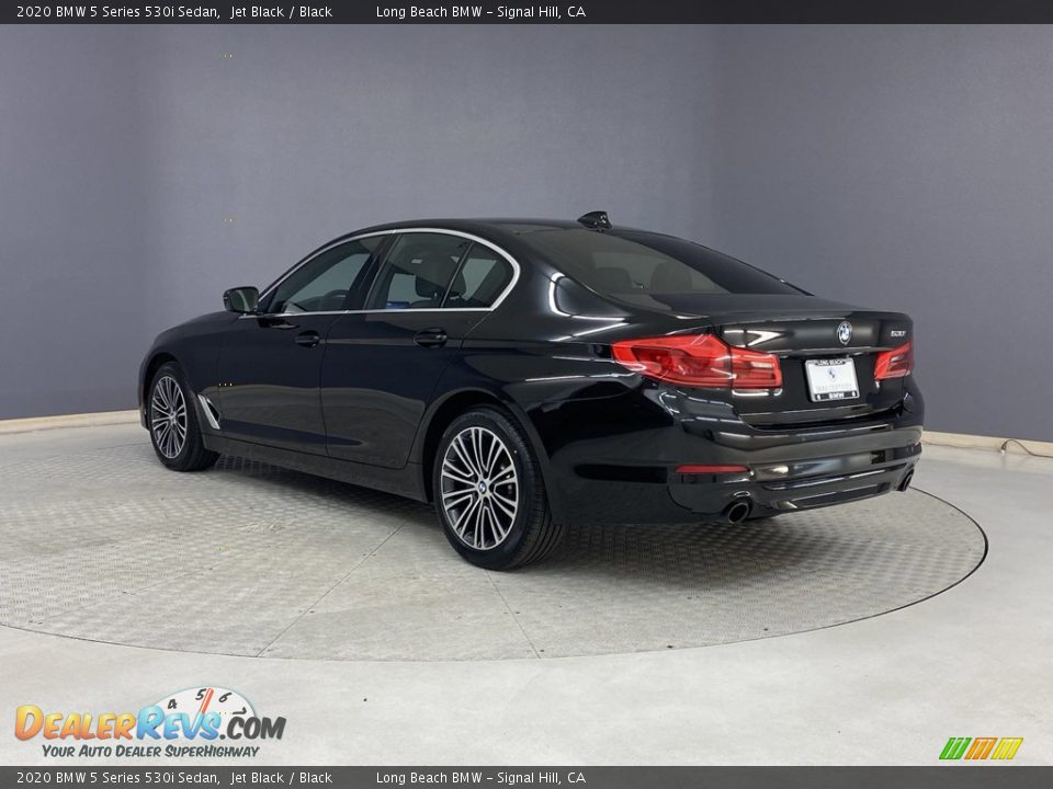 2020 BMW 5 Series 530i Sedan Jet Black / Black Photo #3