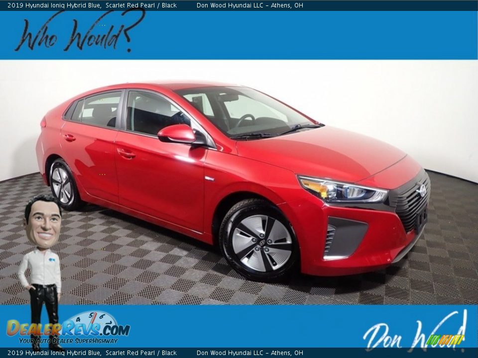 2019 Hyundai Ioniq Hybrid Blue Scarlet Red Pearl / Black Photo #1