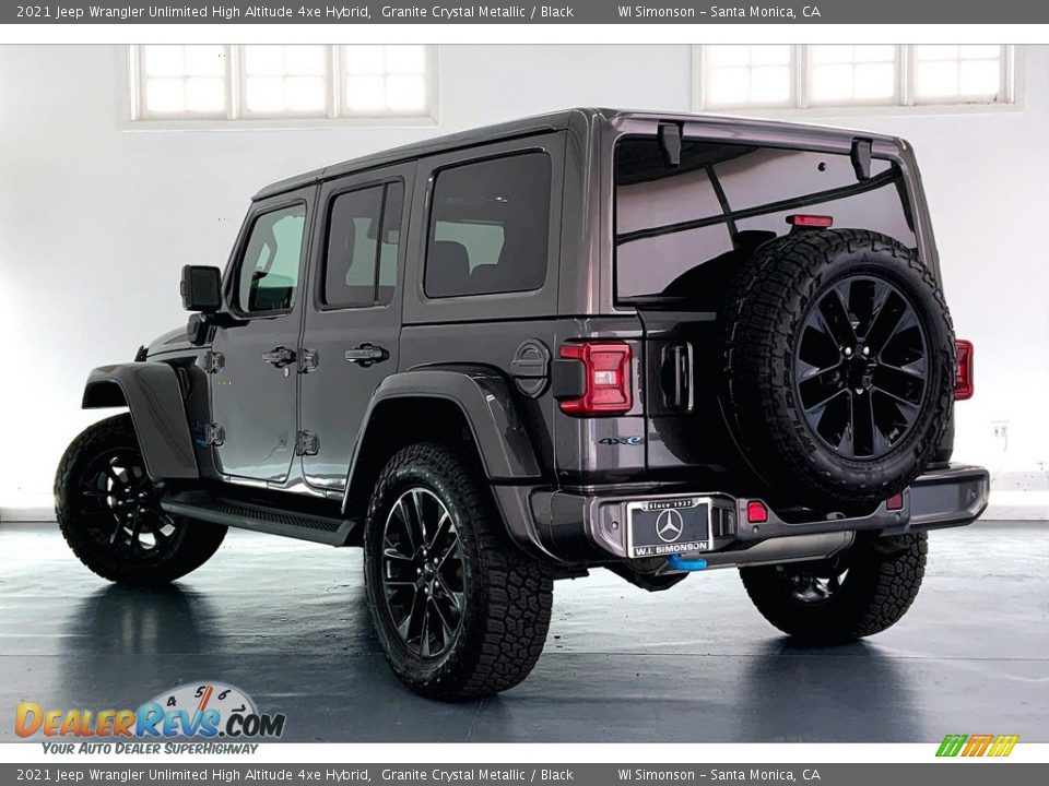 2021 Jeep Wrangler Unlimited High Altitude 4xe Hybrid Granite Crystal Metallic / Black Photo #10