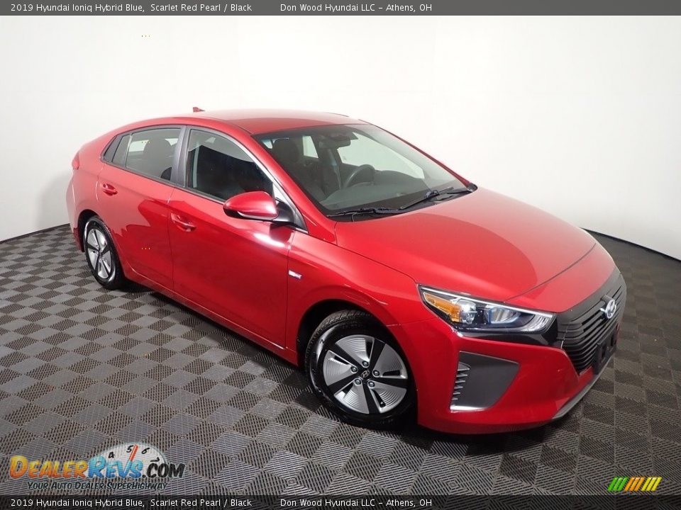 2019 Hyundai Ioniq Hybrid Blue Scarlet Red Pearl / Black Photo #3