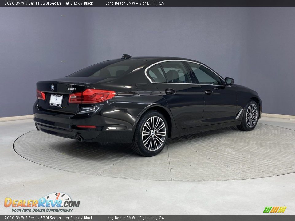 2020 BMW 5 Series 530i Sedan Jet Black / Black Photo #5