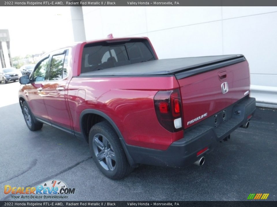 2022 Honda Ridgeline RTL-E AWD Radiant Red Metallic II / Black Photo #12