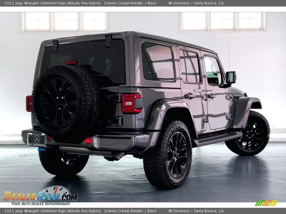2021 Jeep Wrangler Unlimited High Altitude 4xe Hybrid Granite Crystal Metallic / Black Photo #13
