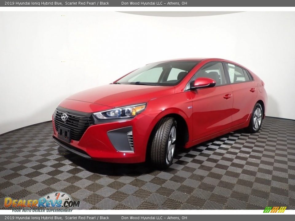 2019 Hyundai Ioniq Hybrid Blue Scarlet Red Pearl / Black Photo #8